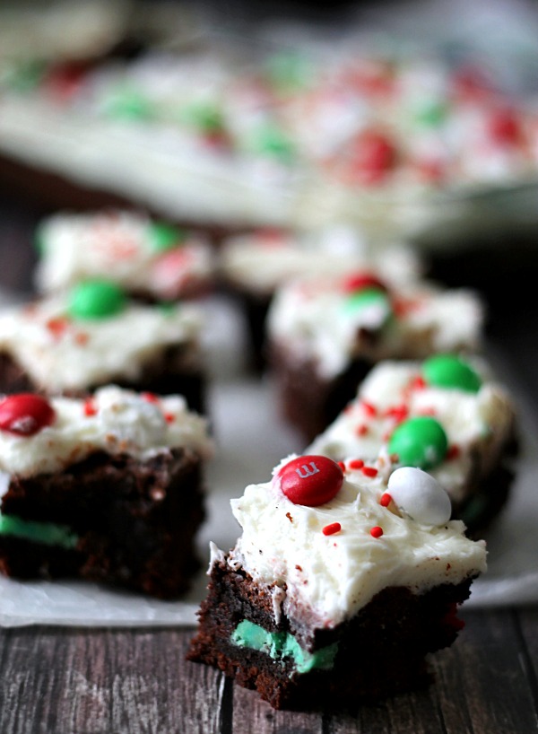 Loaded Christmas Brownies!