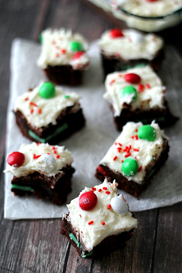 Loaded Christmas Brownies