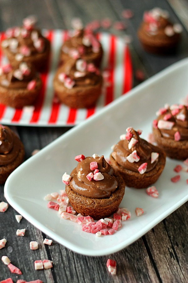 Peppermint Cheesecake Cookie Bites