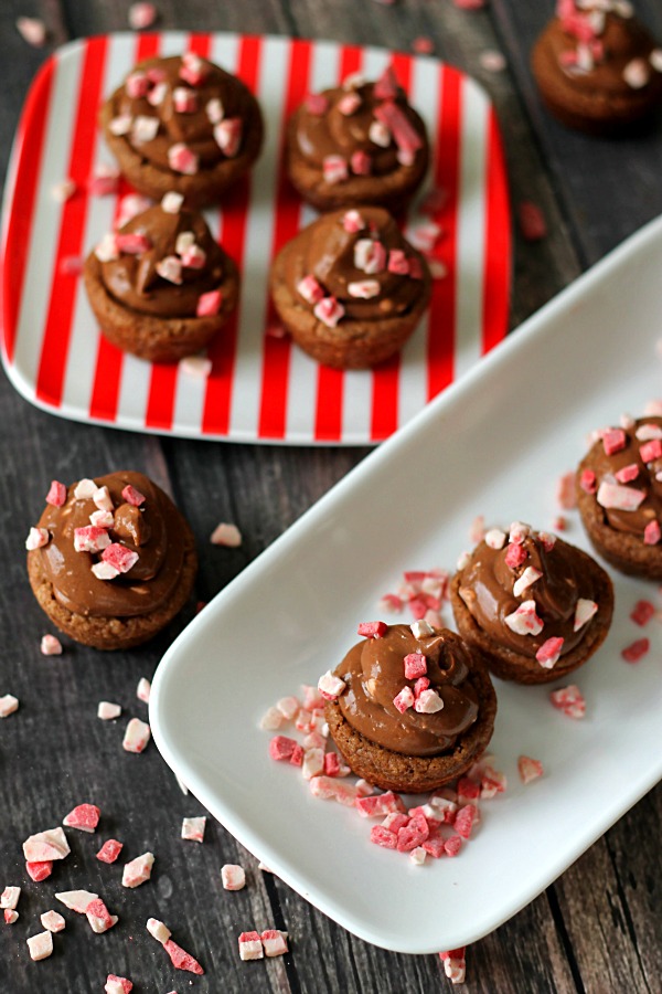 Peppermint Chocolate Cheescake Bites