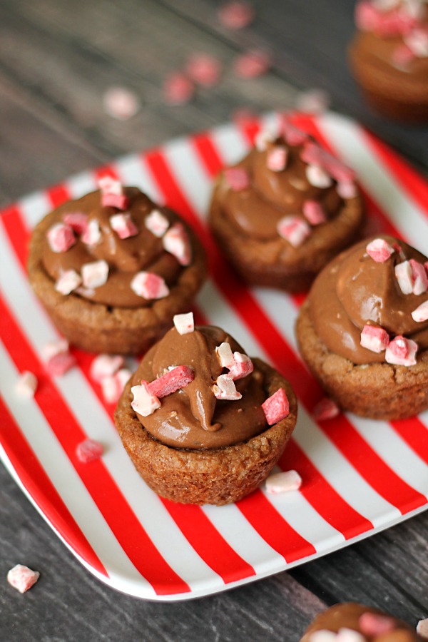 Peppermint Chocolate Cookie Bites