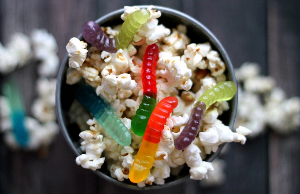 Gummi Worm Popcorn