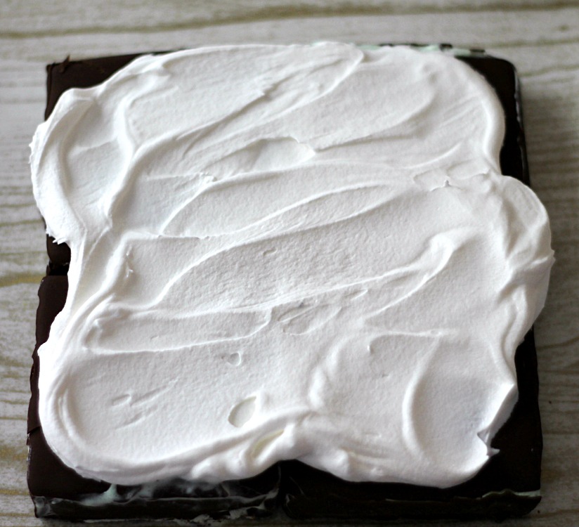 Whipped cream layer