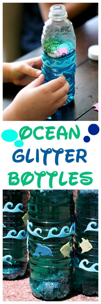 Ocean Glitter Bottle, soo cool!