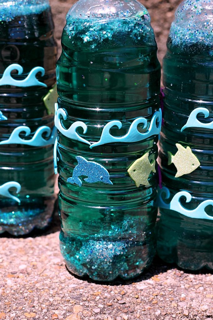 Ocean Glitter Bottles