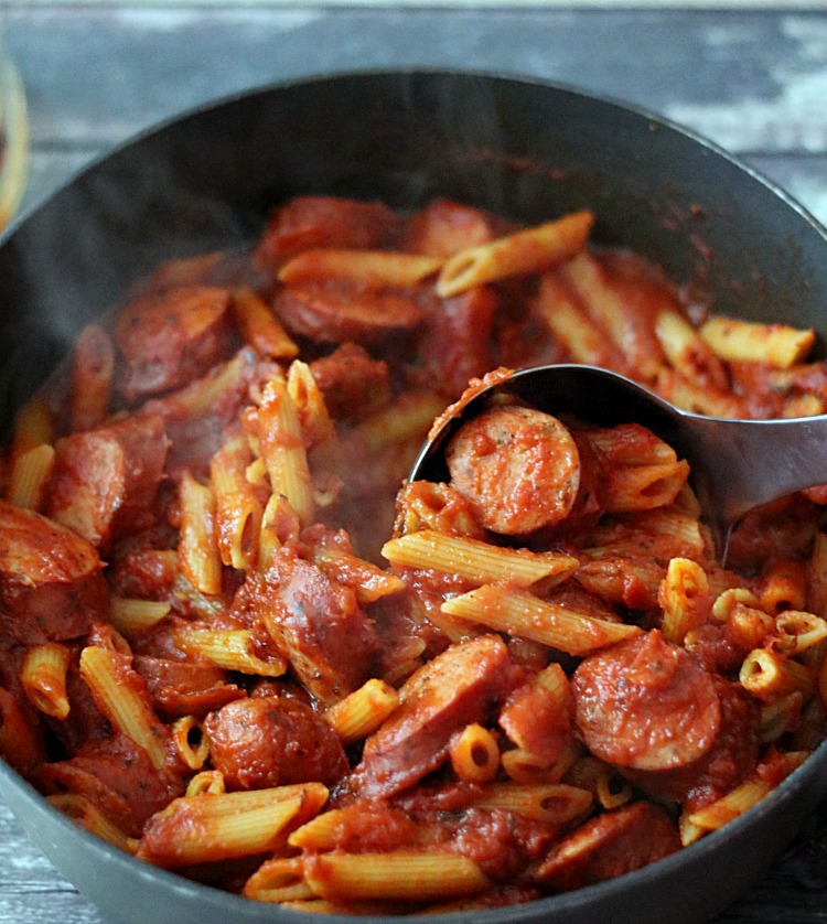 One Pot Sausage Penne