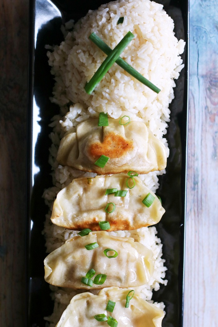 dumplings-and-white-rice