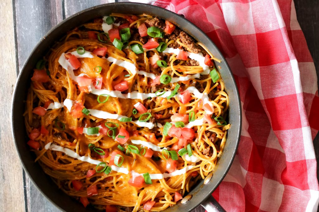 Taco Skillet Spaghetti