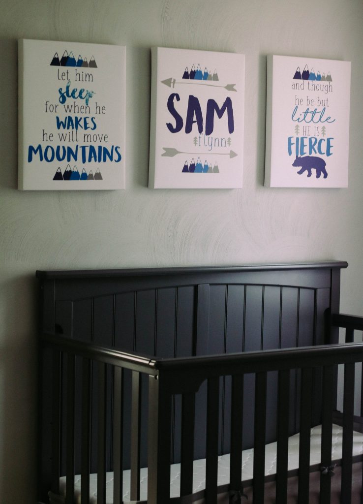 Mountain Nursery Canvases_