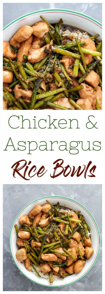 Chicken & Asparagus Rice Bowls