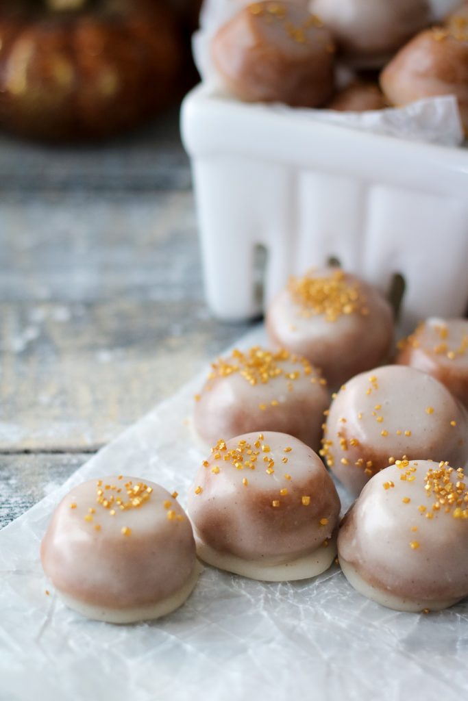 Pumpkin Glazed Cake Bites (1 of 1)